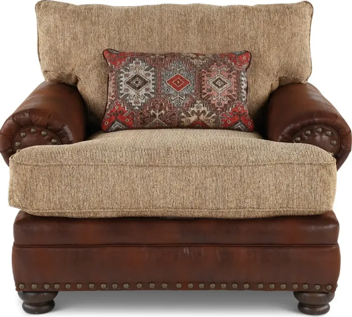 Laramie Two-Tone Brown Chair