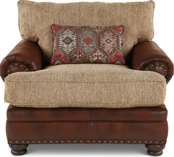 Laramie Two-Tone Brown Chair