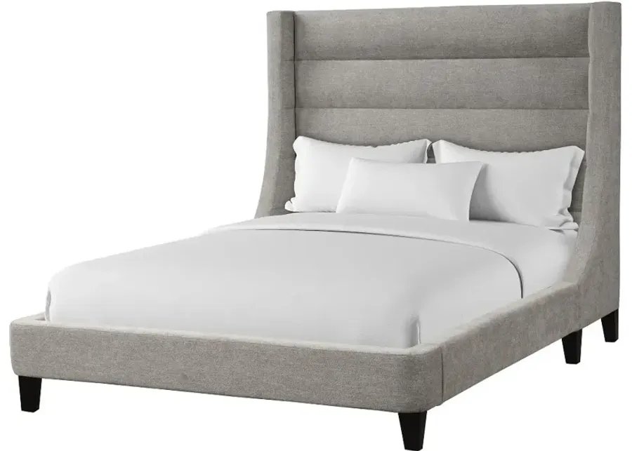 Jacob Gray King Upholstered Bed