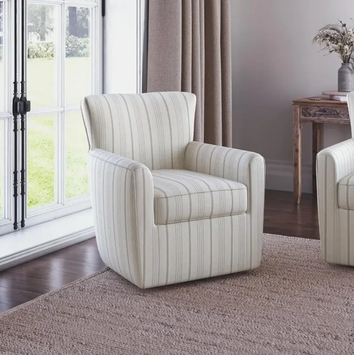 Blakely Tan Swivel Chair