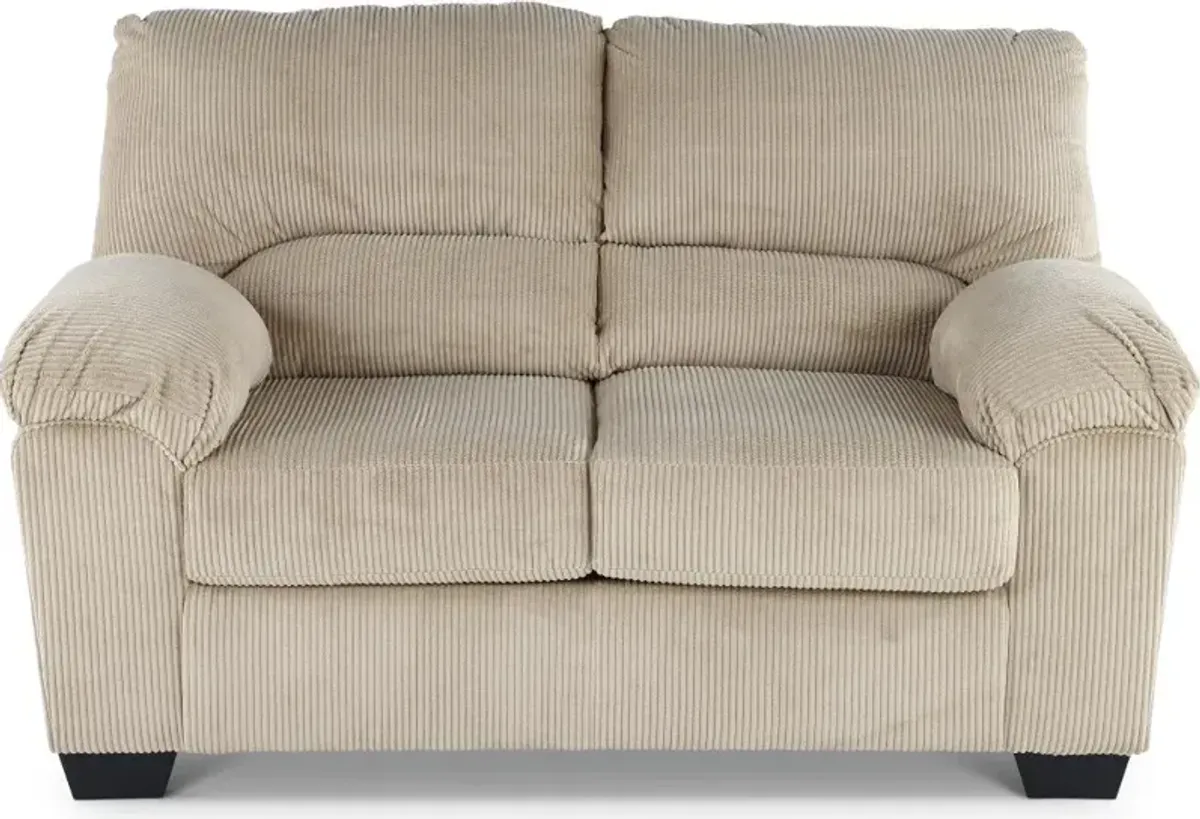 SimpleJoy Sand Loveseat