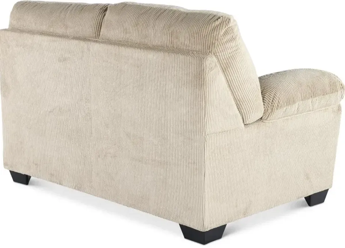 SimpleJoy Sand Loveseat