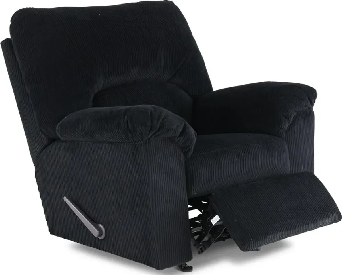 SimpleJoy Black Recliner