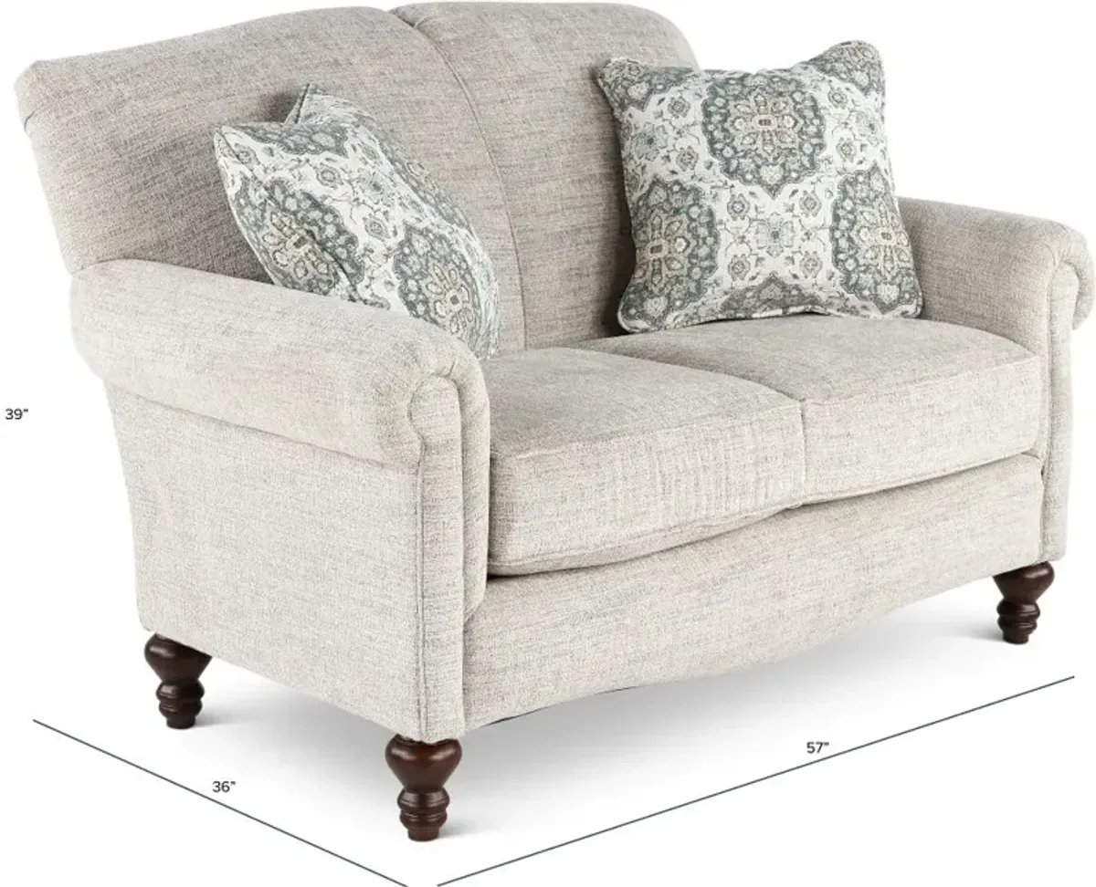 Eliza Gray Loveseat