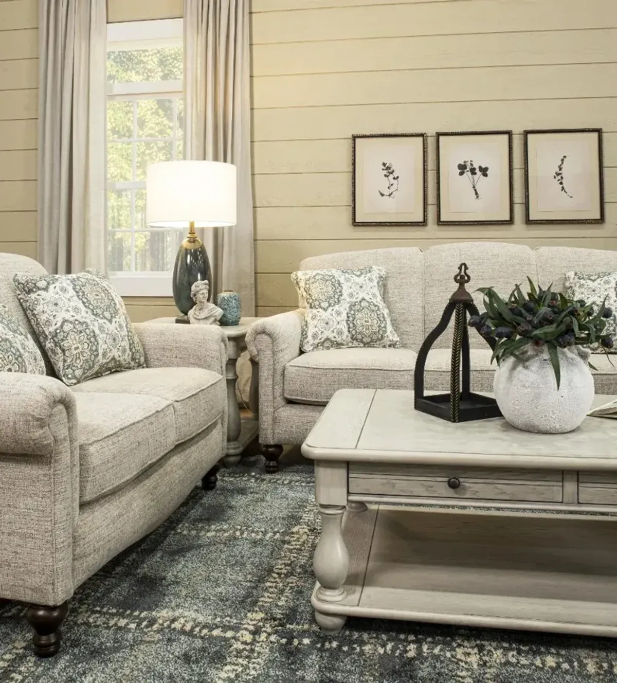 Eliza Gray Loveseat