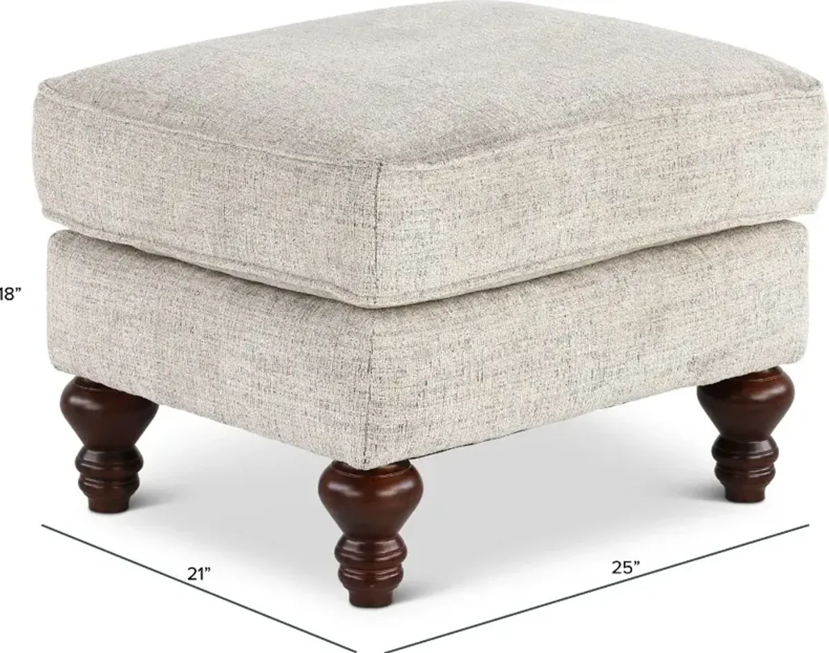 Eliza Gray Ottoman