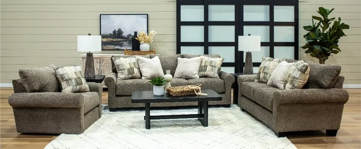 Oakmont Brown Loveseat