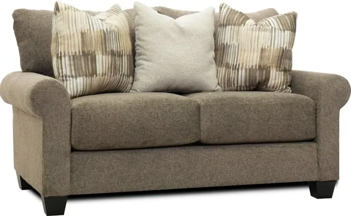 Oakmont Brown Loveseat