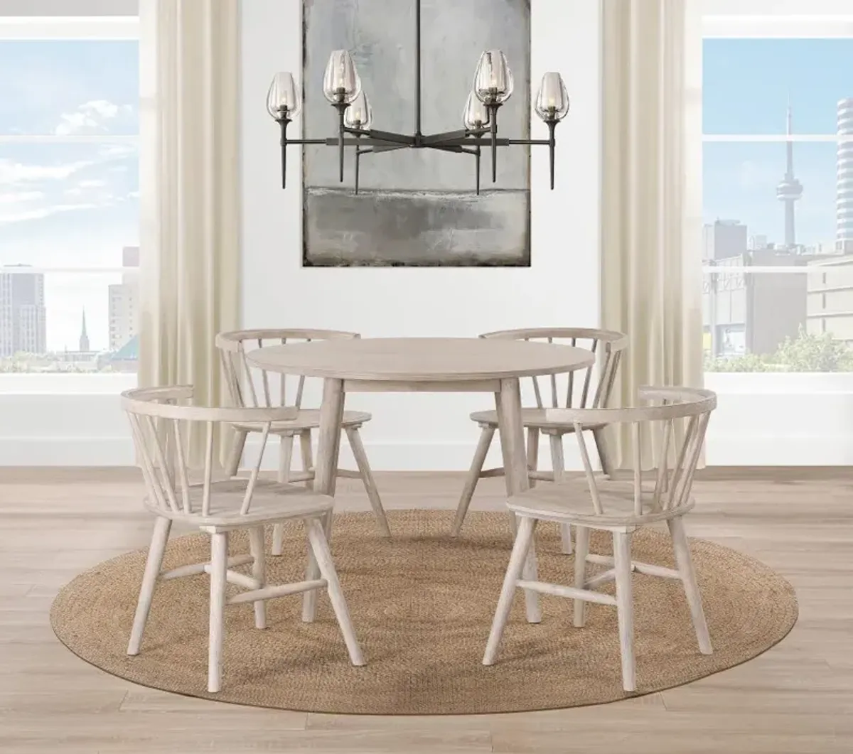 Willa Washed Tan Dining Chair