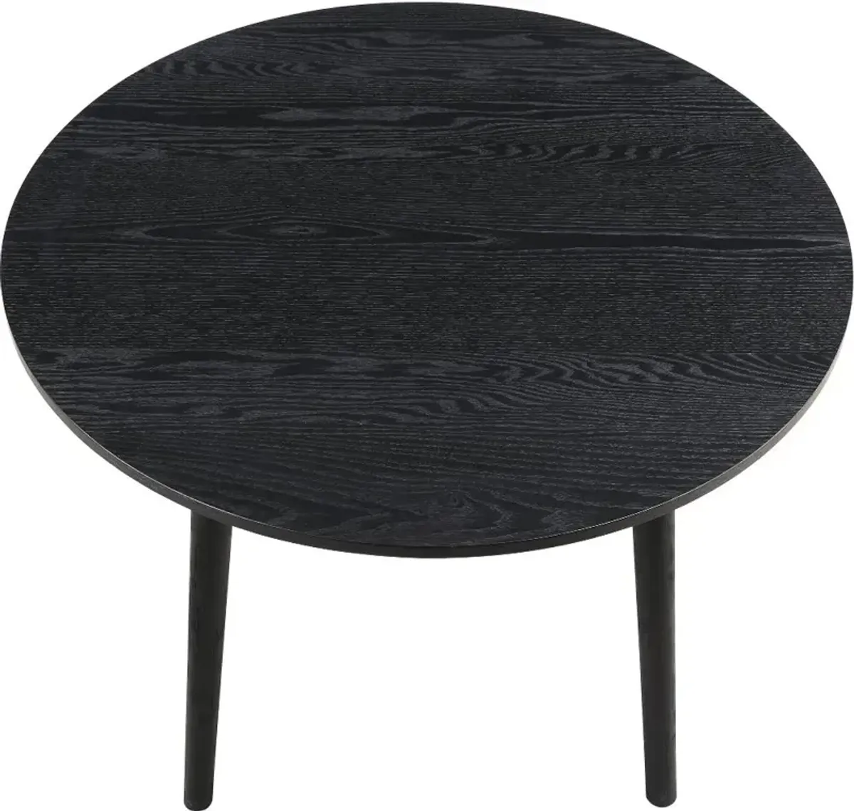 Willa Black Round Dining Table