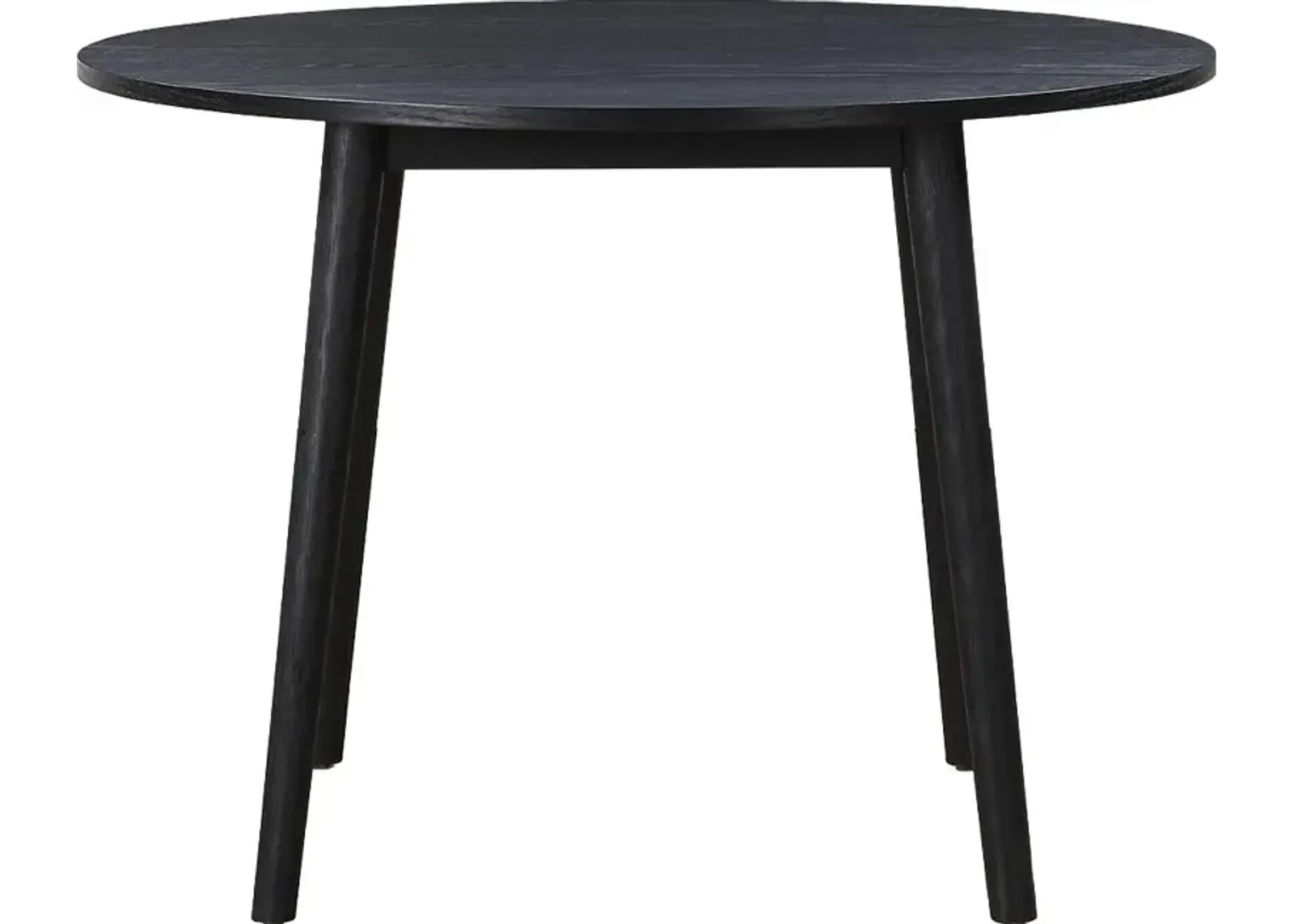 Willa Black Round Dining Table