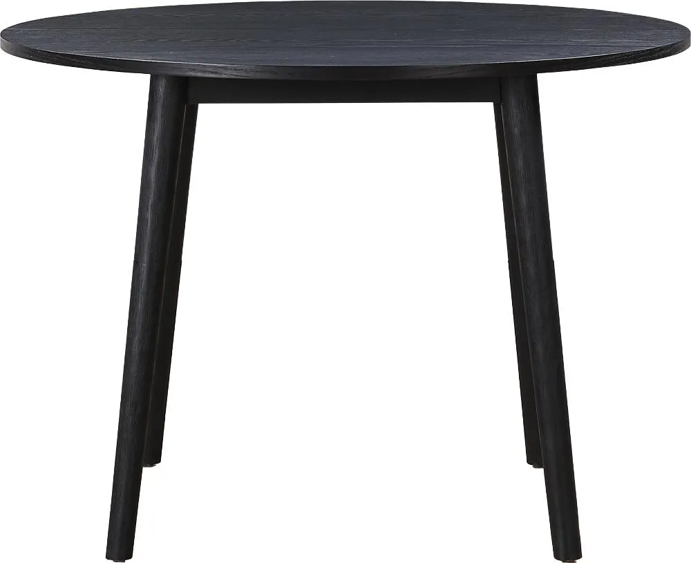 Willa Black Round Dining Table