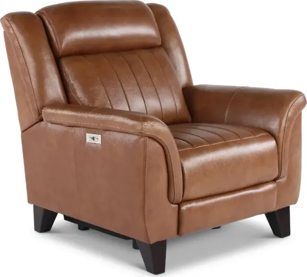Kimball Caramel Power Recliner