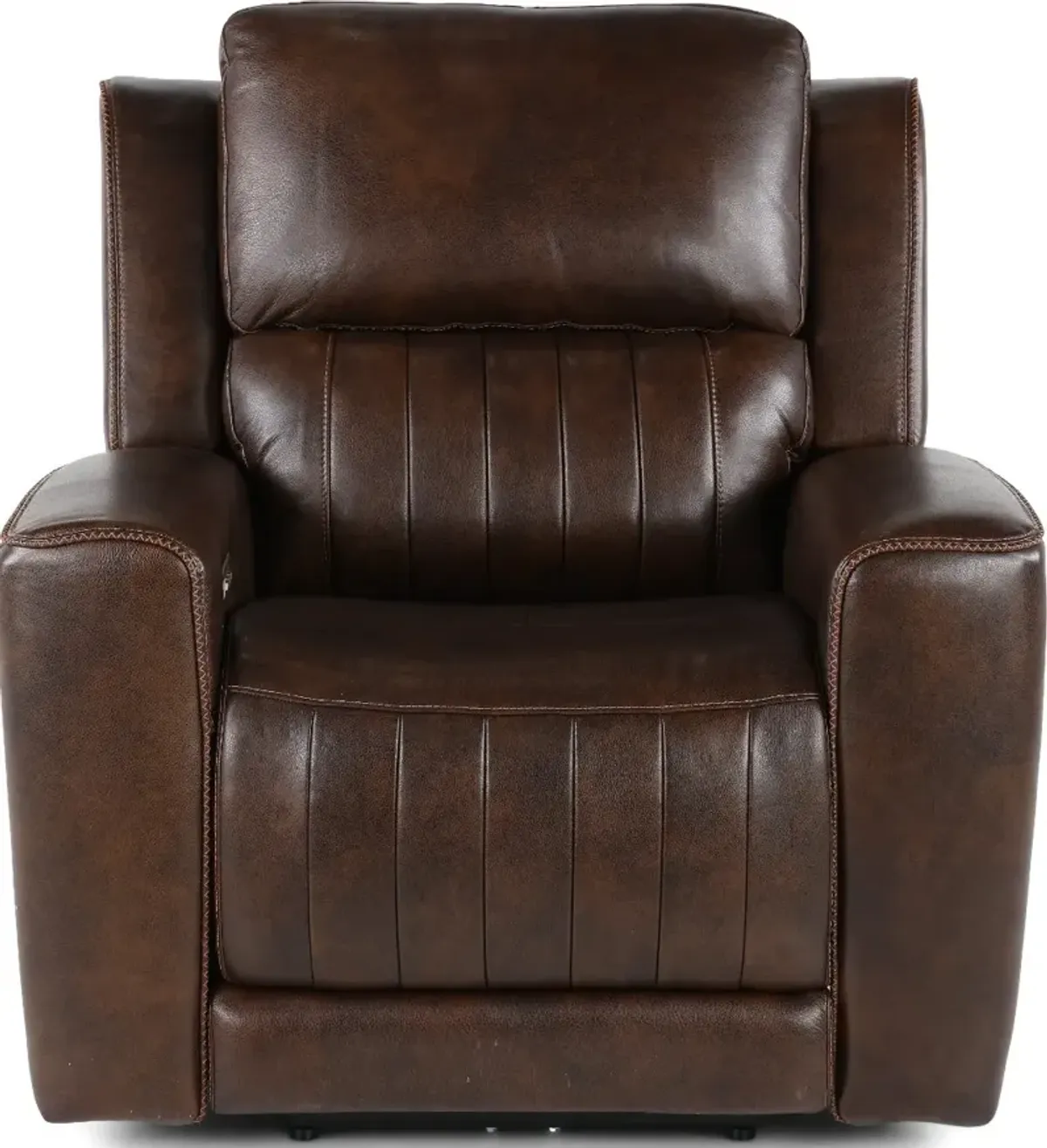 Pierce Chocolate Dark Brown Power Recliner