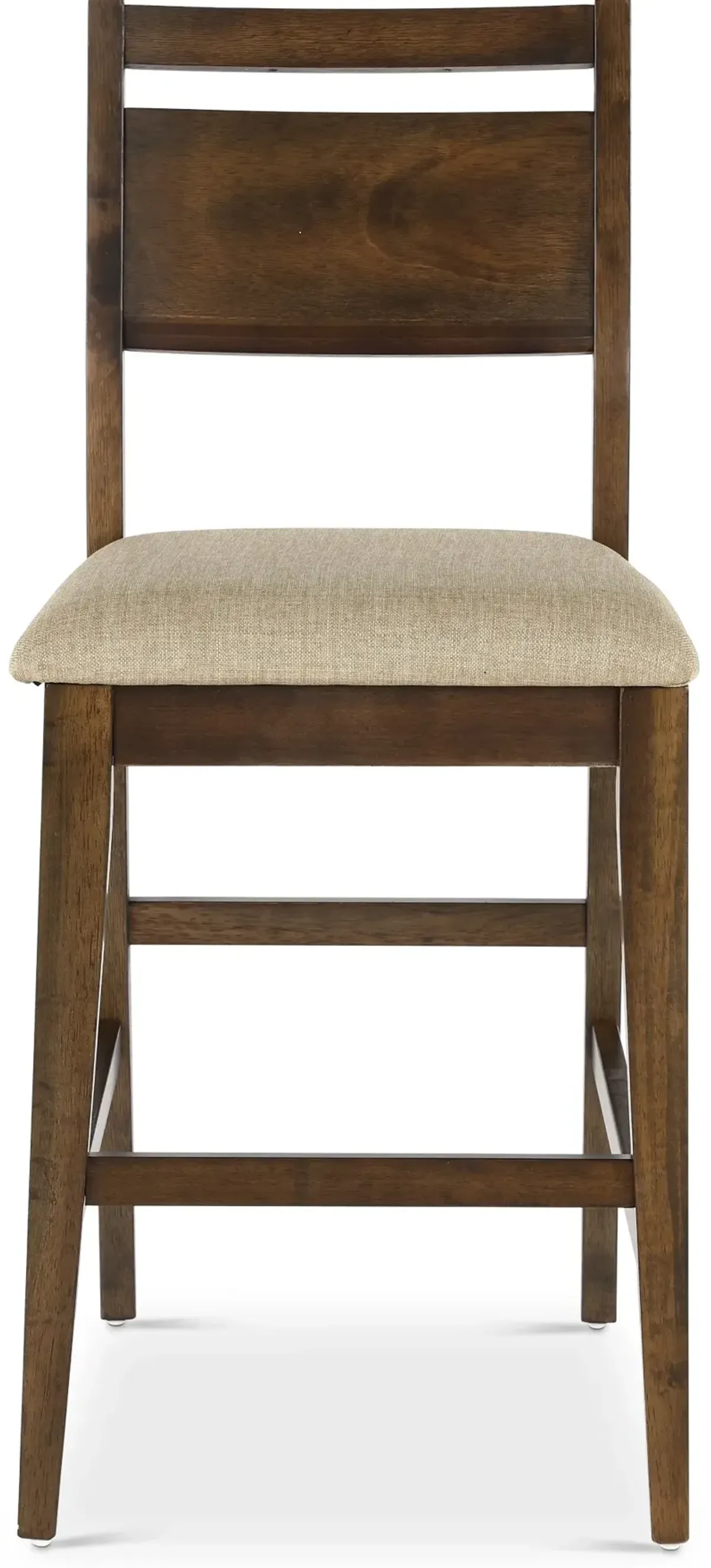 Zoey Natural Brown Counter Height Stool