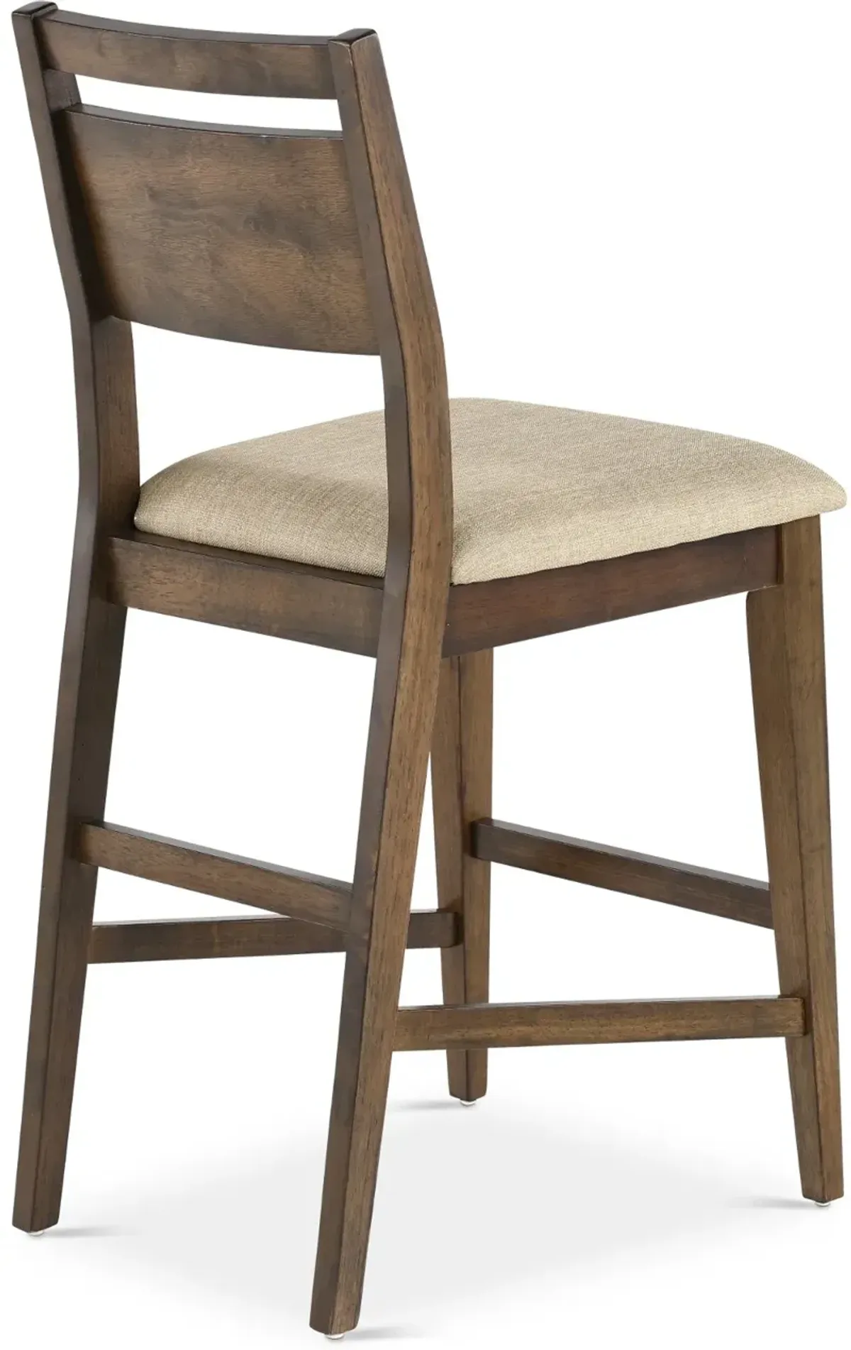 Zoey Natural Brown Counter Height Stool