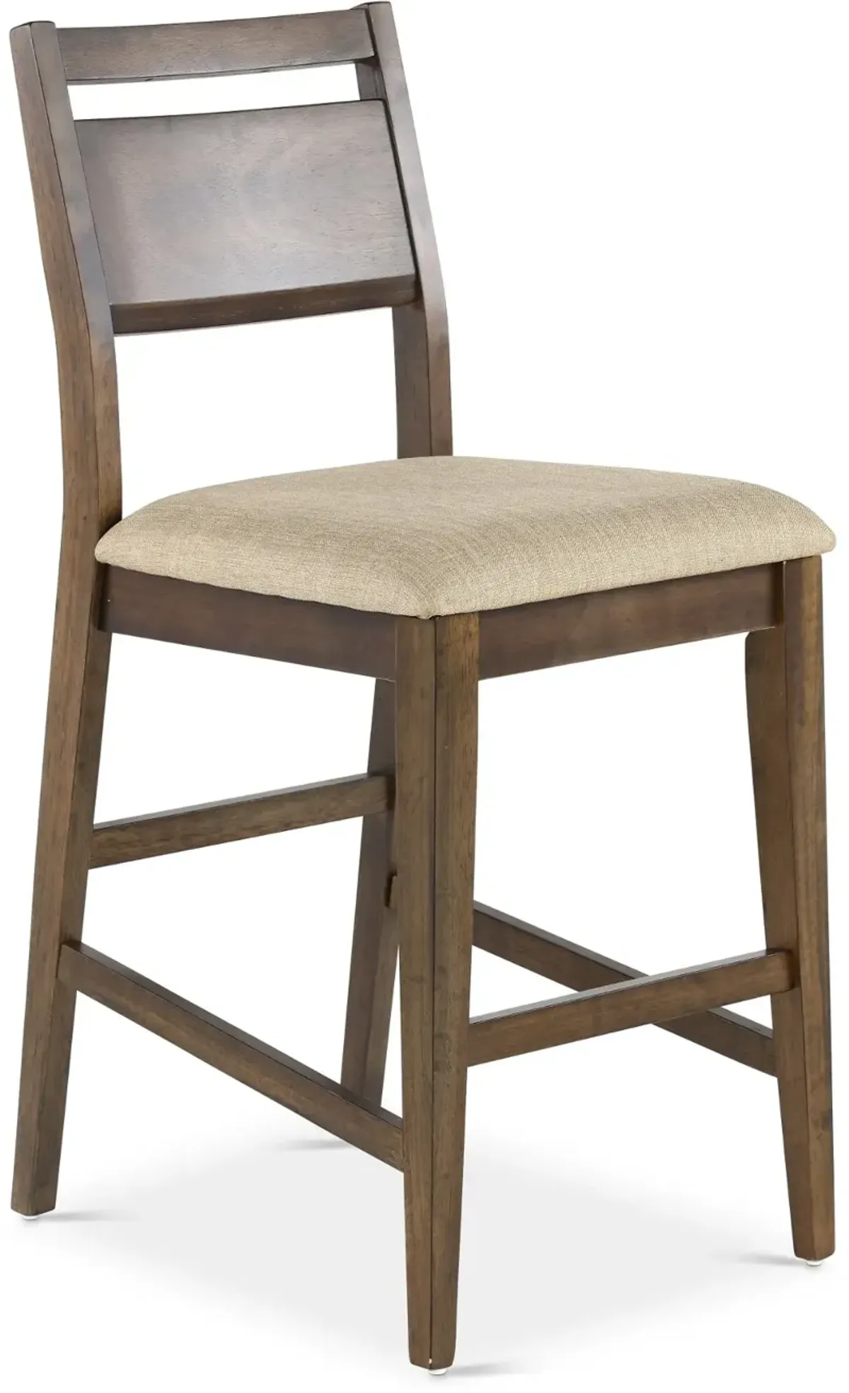 Zoey Natural Brown Counter Height Stool