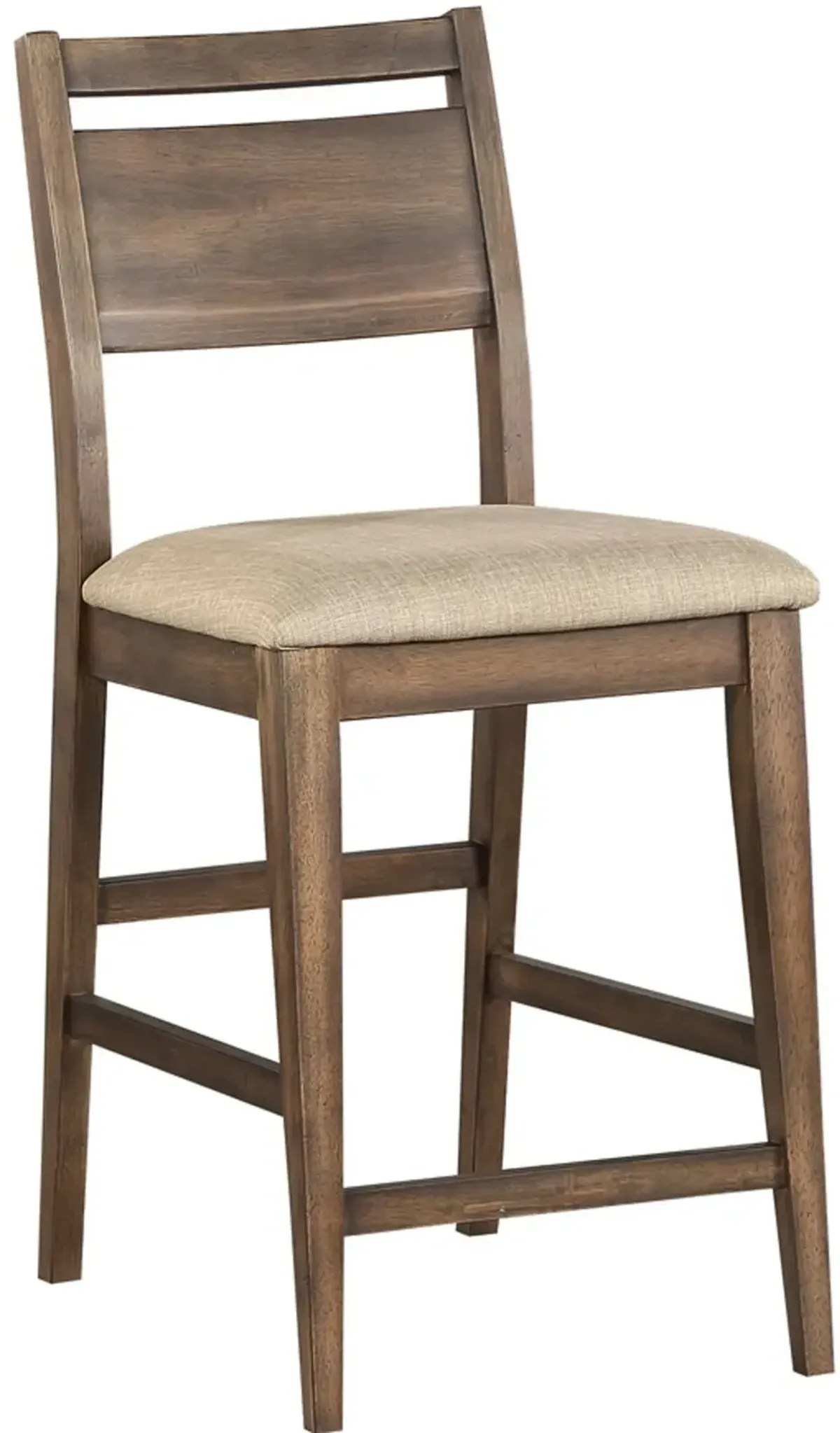 Zoey Natural Brown Counter Height Stool