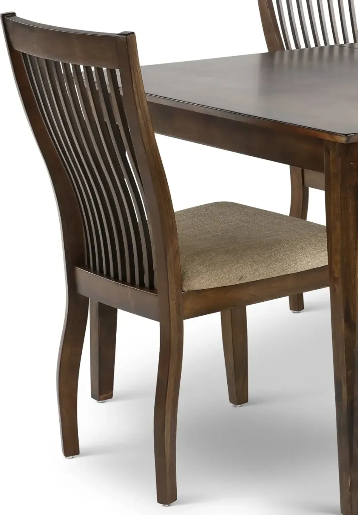 Zoey Brown 5 Piece Dining Room Set