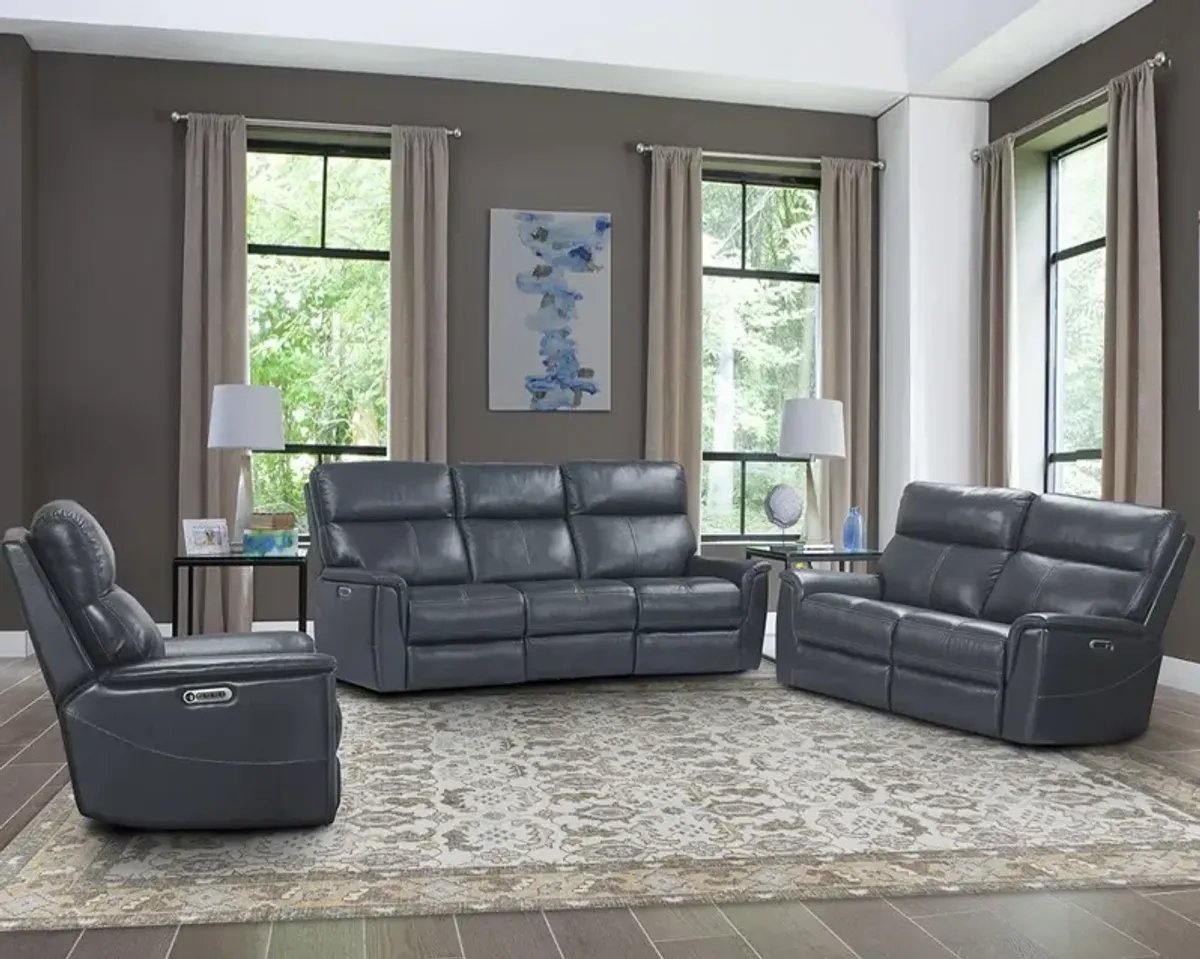 Reed Indigo Power Reclining Sofa