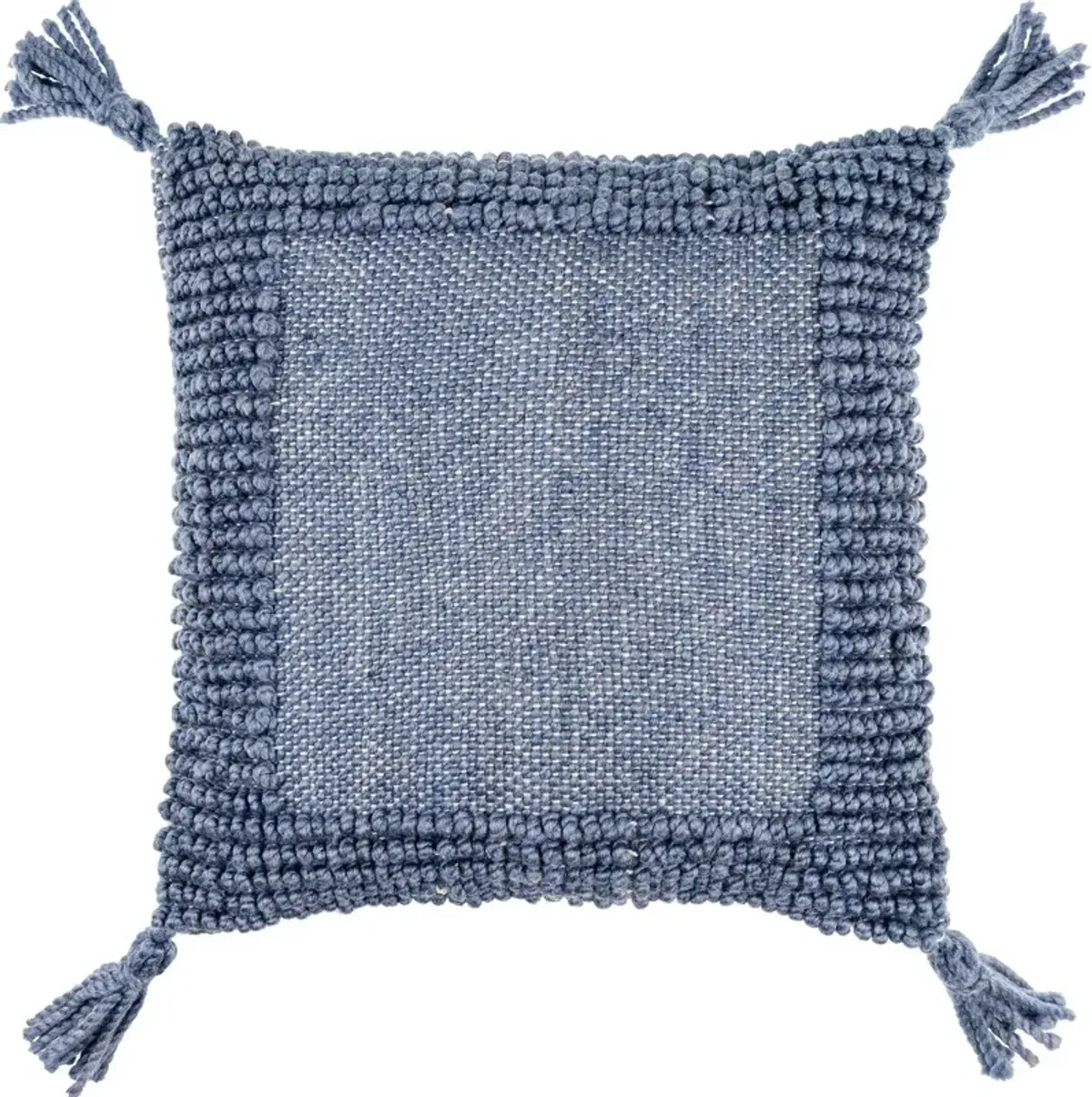 Alaric Outdoor Woven Blue Toss Pillow