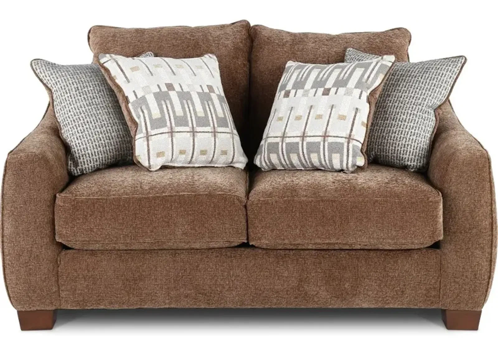 Pandora Brown Loveseat