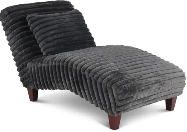 Mondo Gunmetal Chaise Lounge