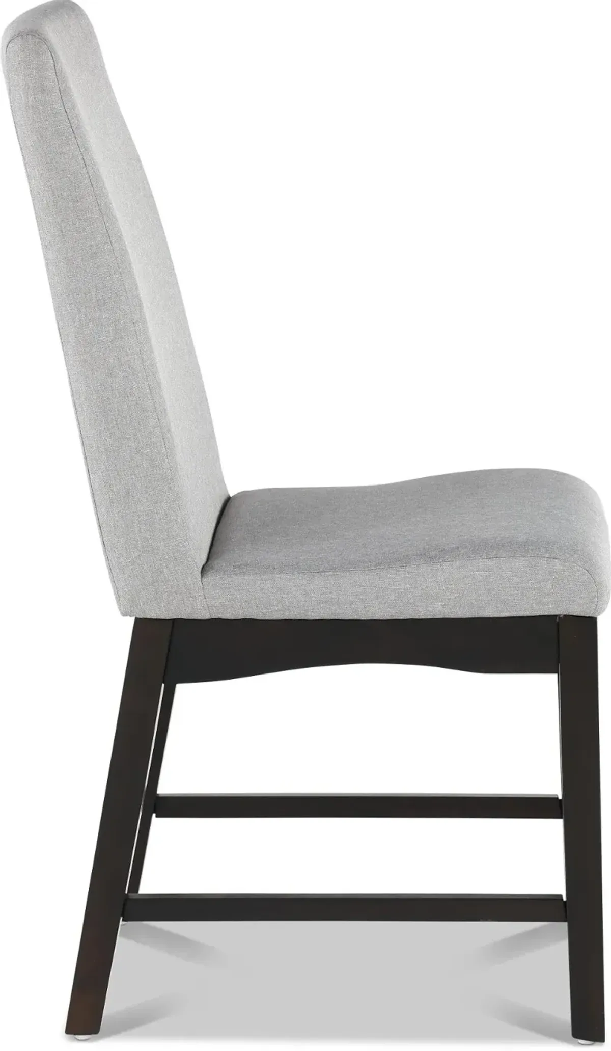 Maywood Espresso Brown and Gray Dining Chair