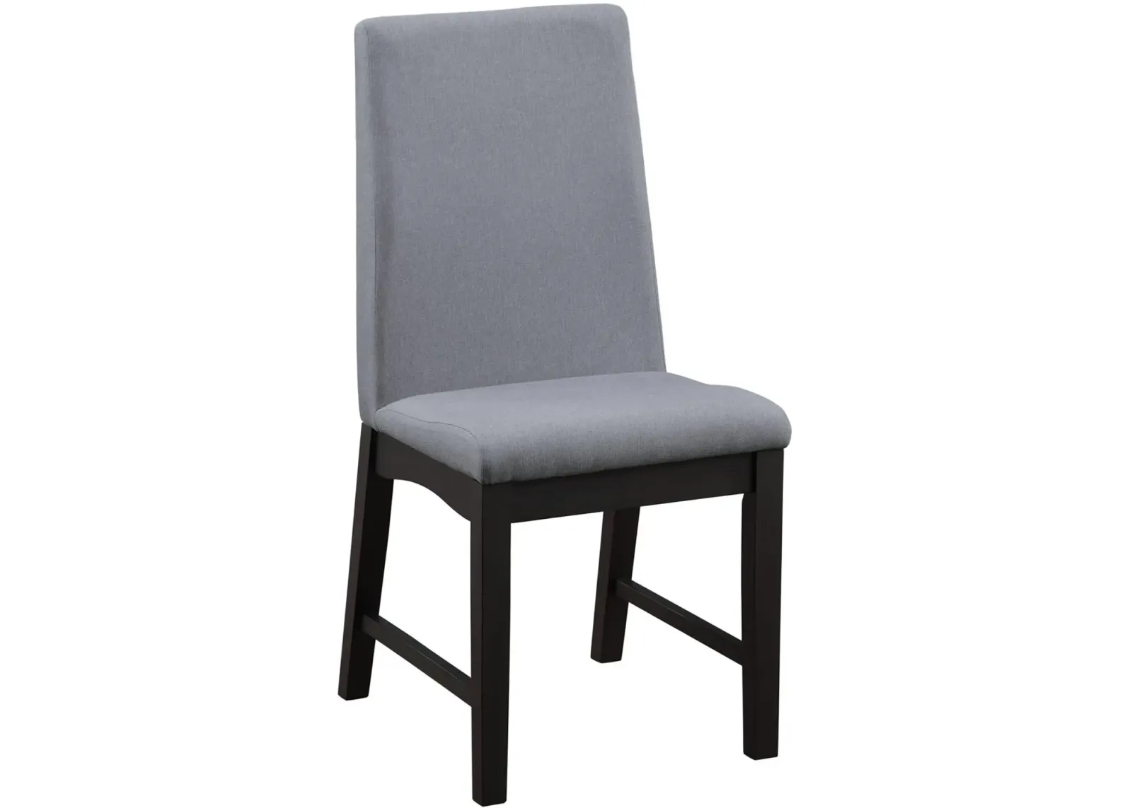 Maywood Espresso Brown and Gray Dining Chair