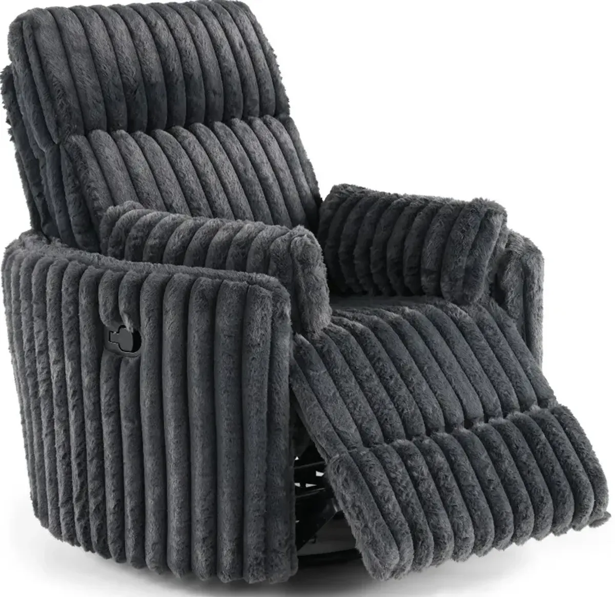 Mondo Avendio Gunmetal Swivel Recliner