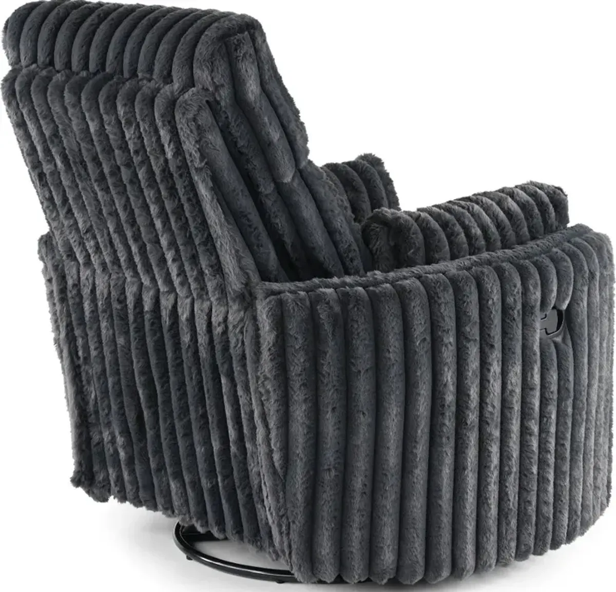 Mondo Avendio Gunmetal Swivel Recliner