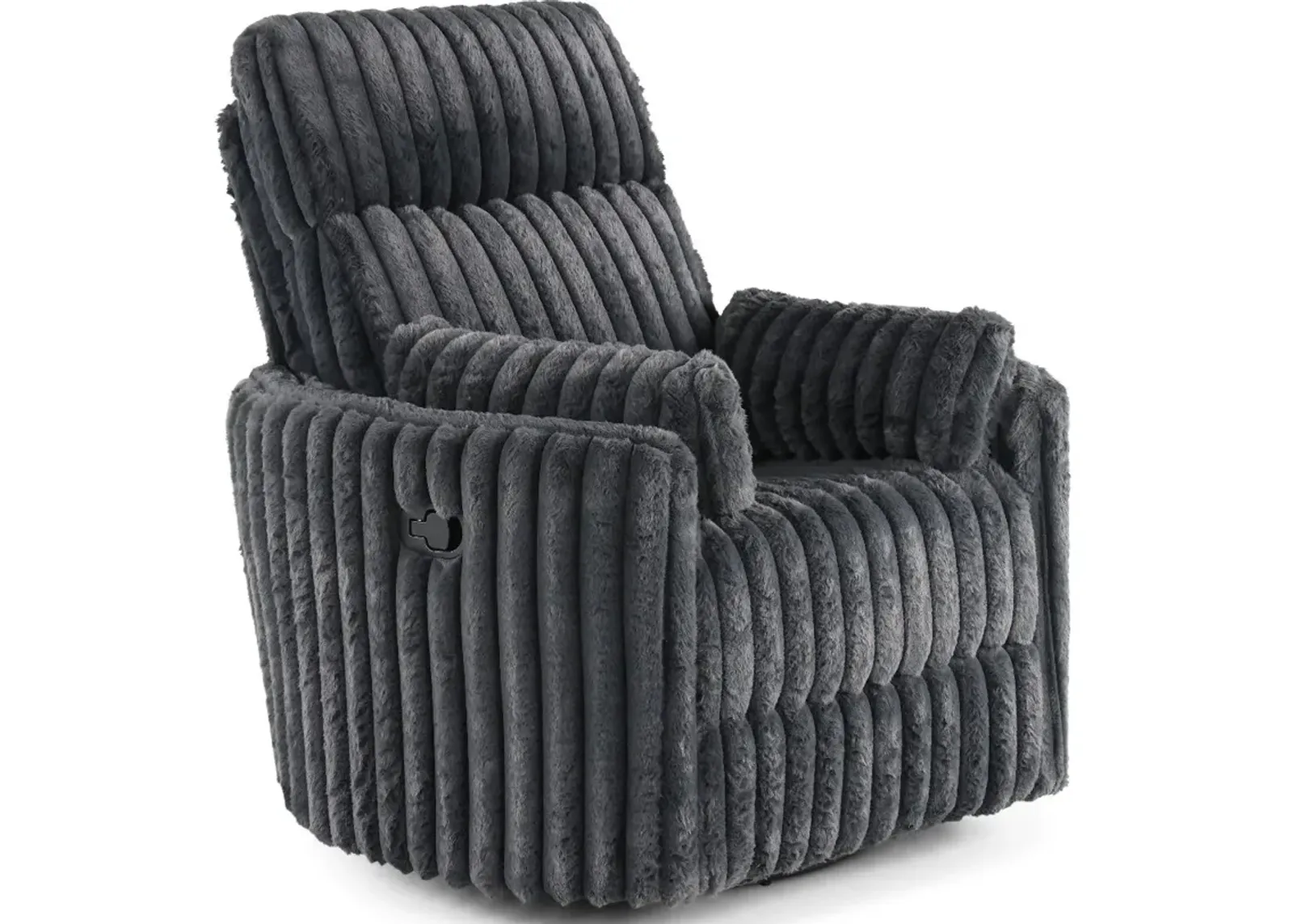 Mondo Avendio Gunmetal Swivel Recliner