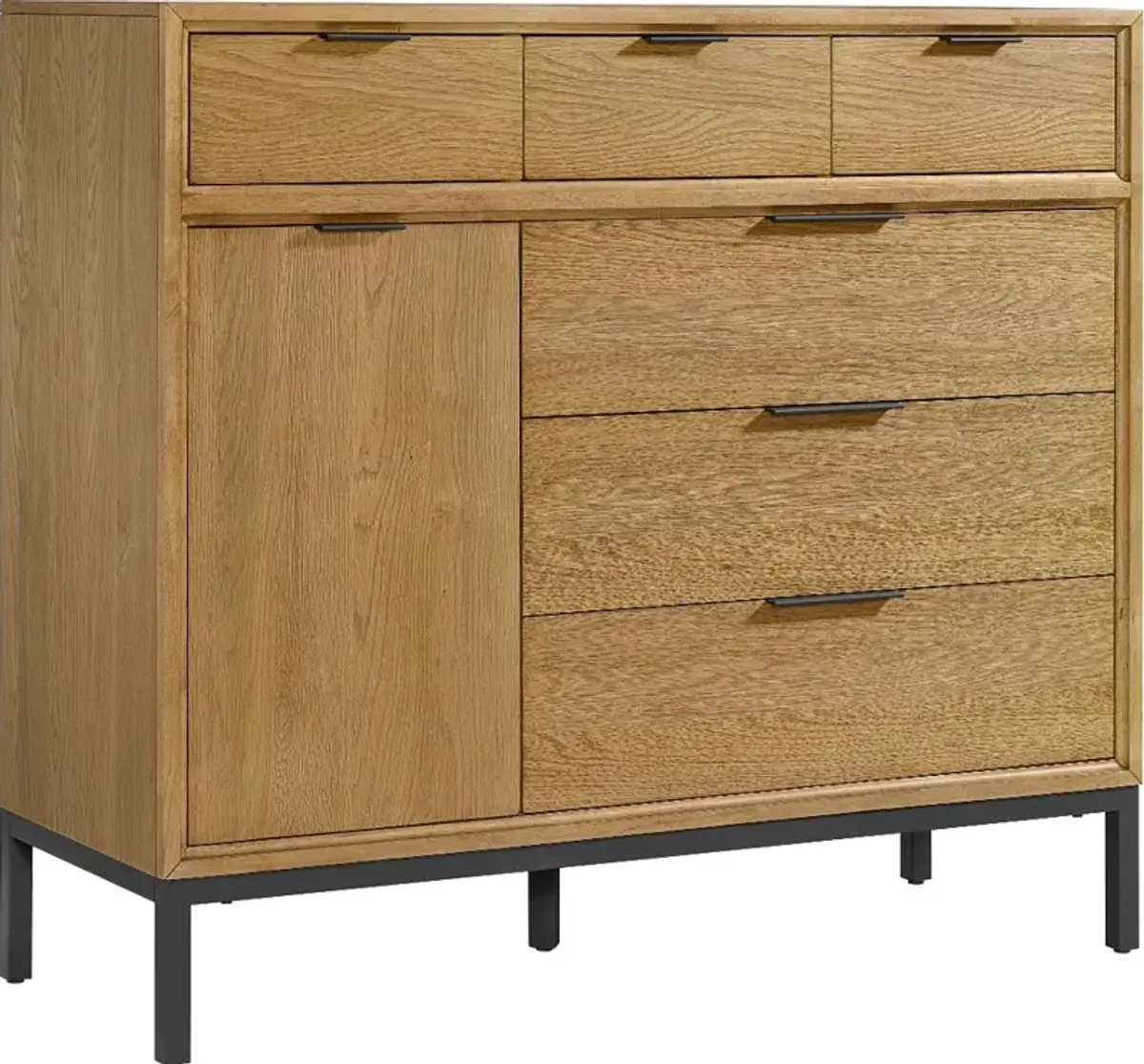 Newport Natural Oak Gentleman's Chest