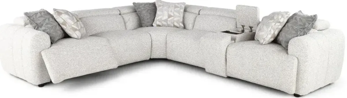 Edition Beige 6-Piece Power Reclining Sectional