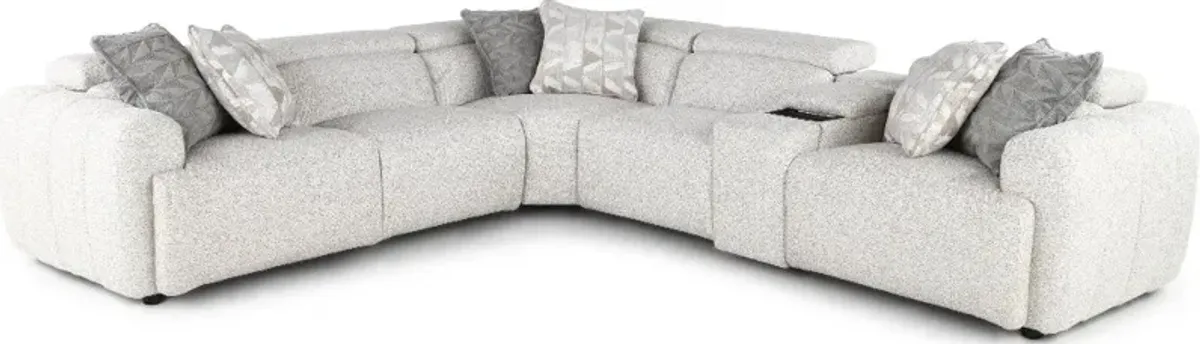 Edition Beige 6-Piece Power Reclining Sectional