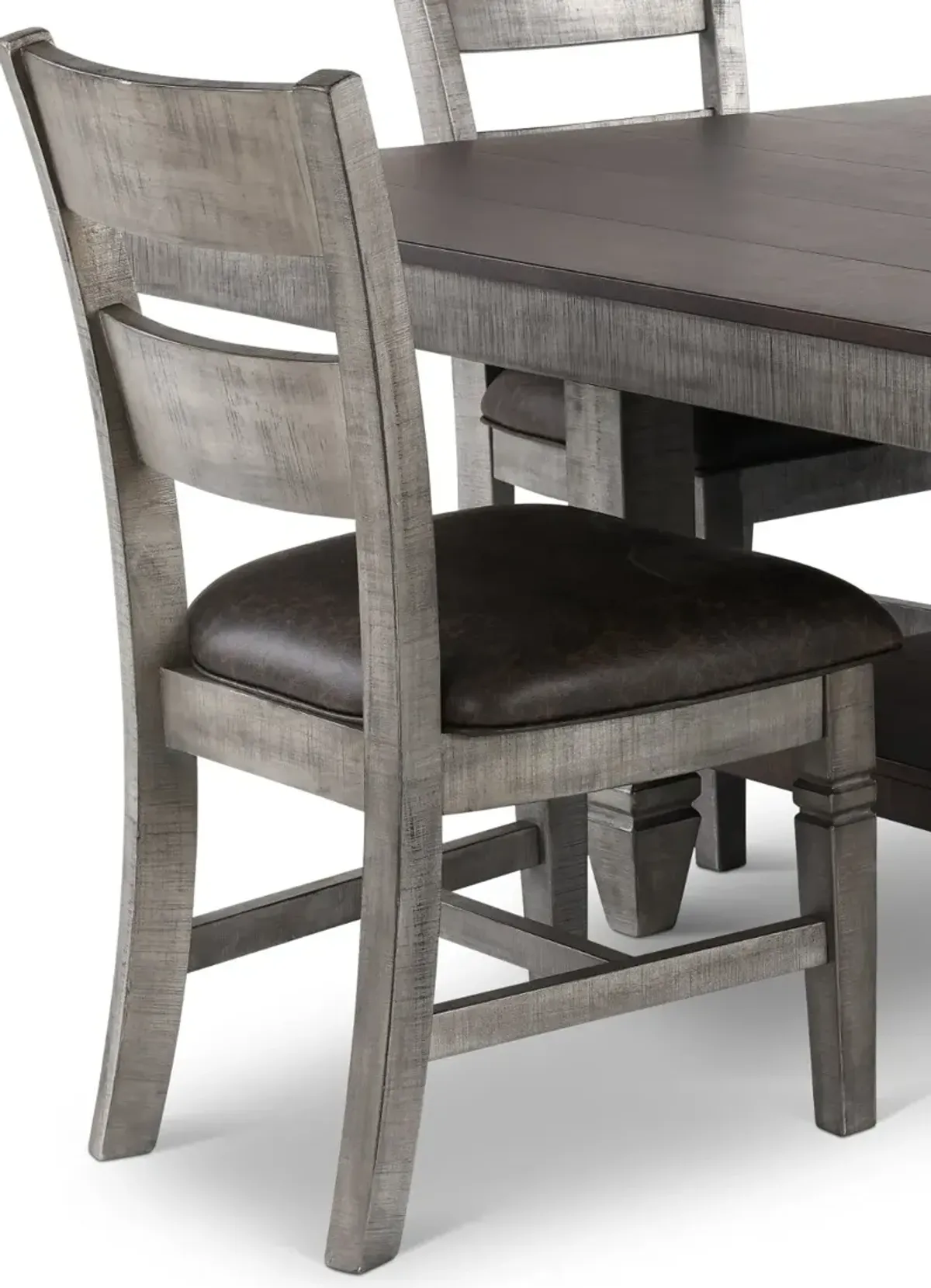 Hope Hills Brown and Gray 5 Piece Dining Set