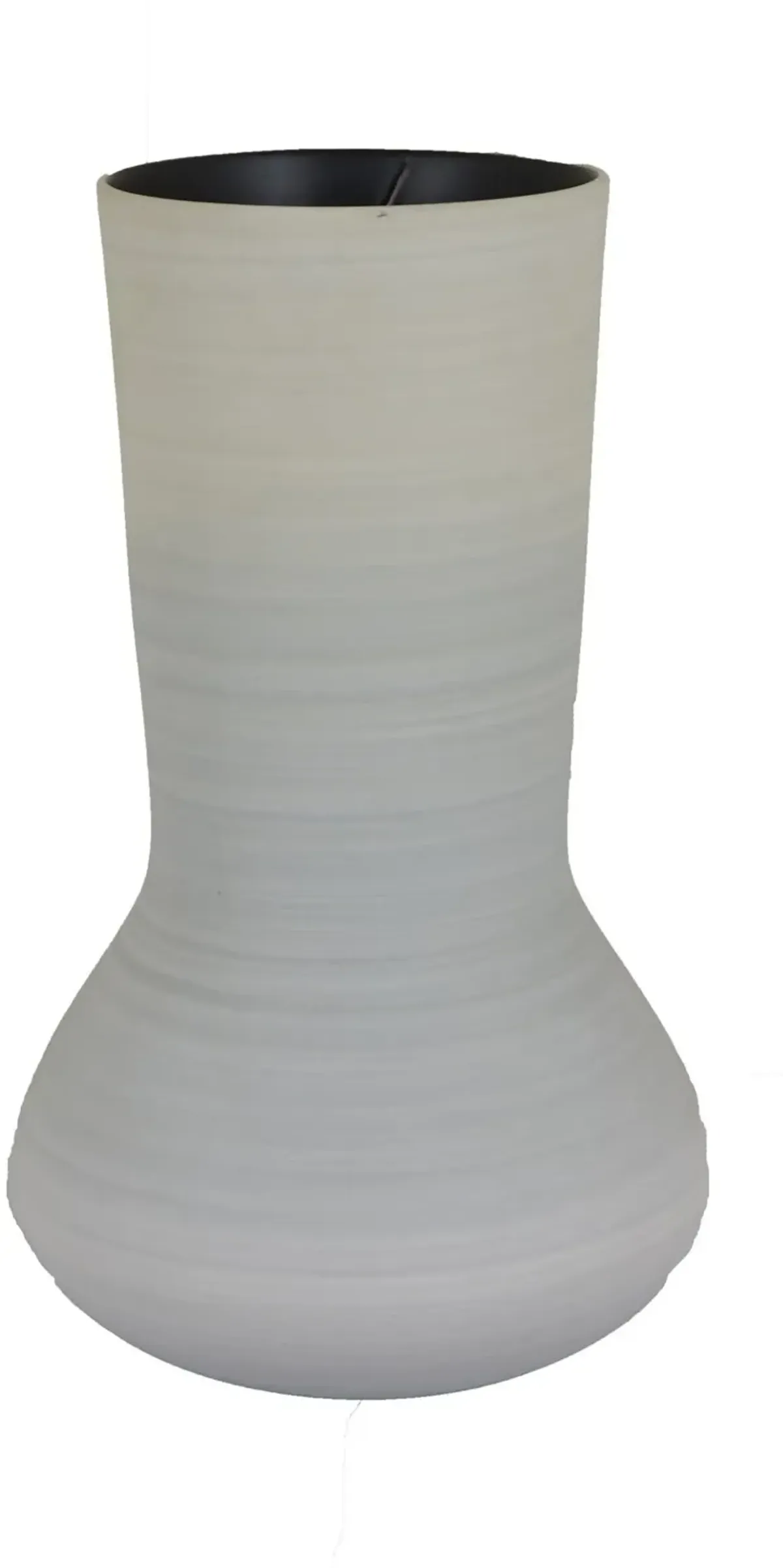 Glacier Gray 14" Gray Vase