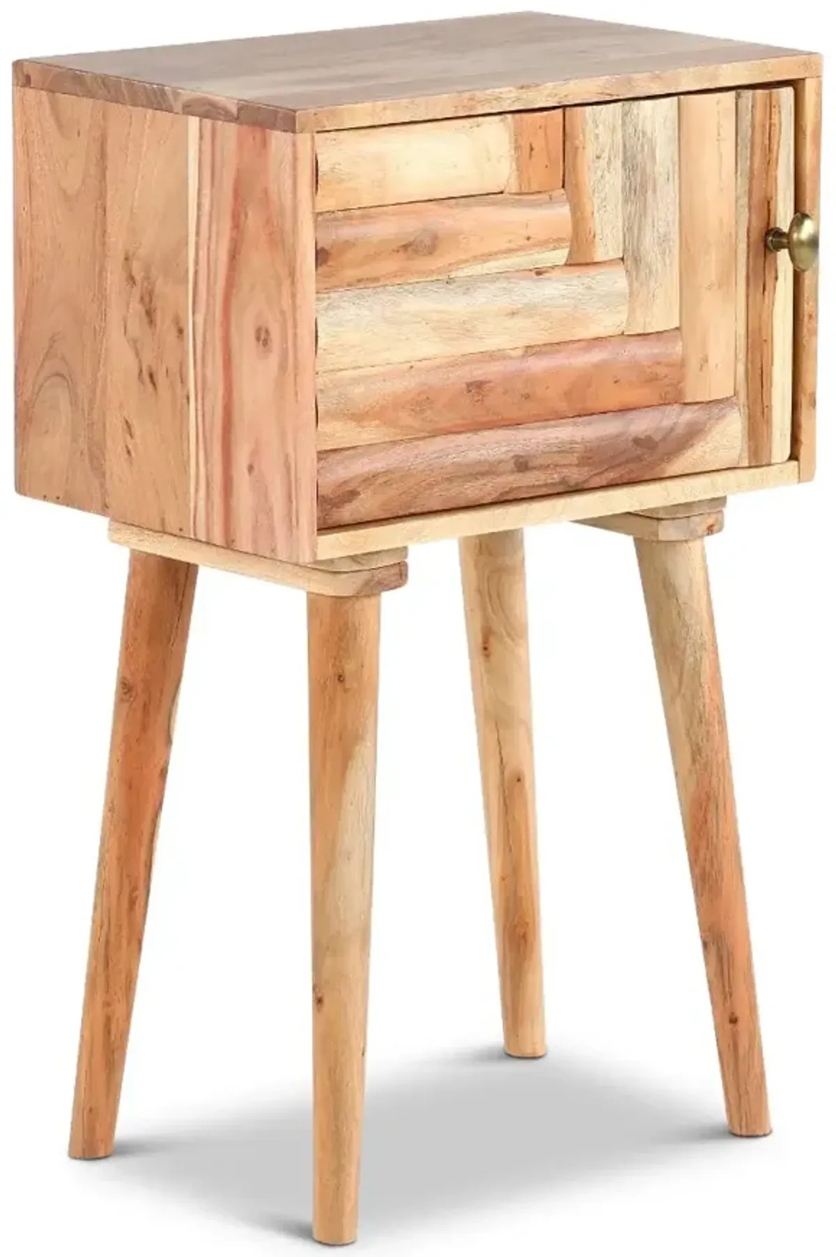 Brown 29.5" Wood Cabinet