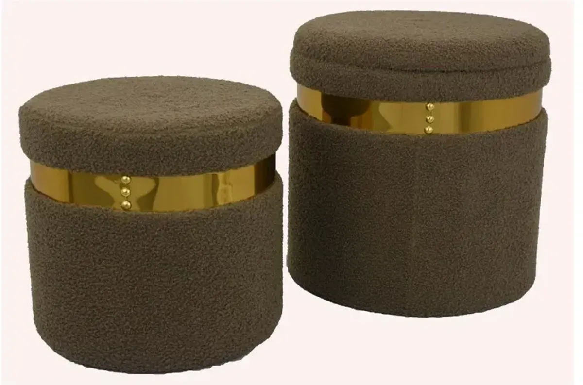 Mocha Ottoman With Storage