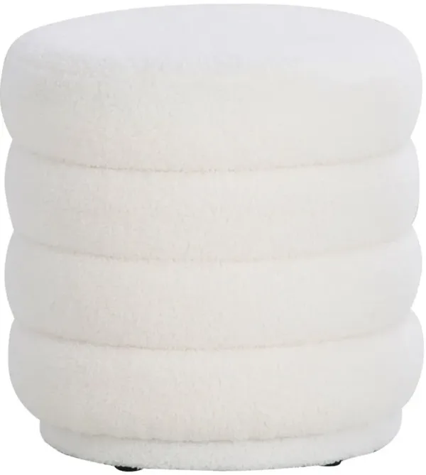 Kathy White Sherpa Ottoman