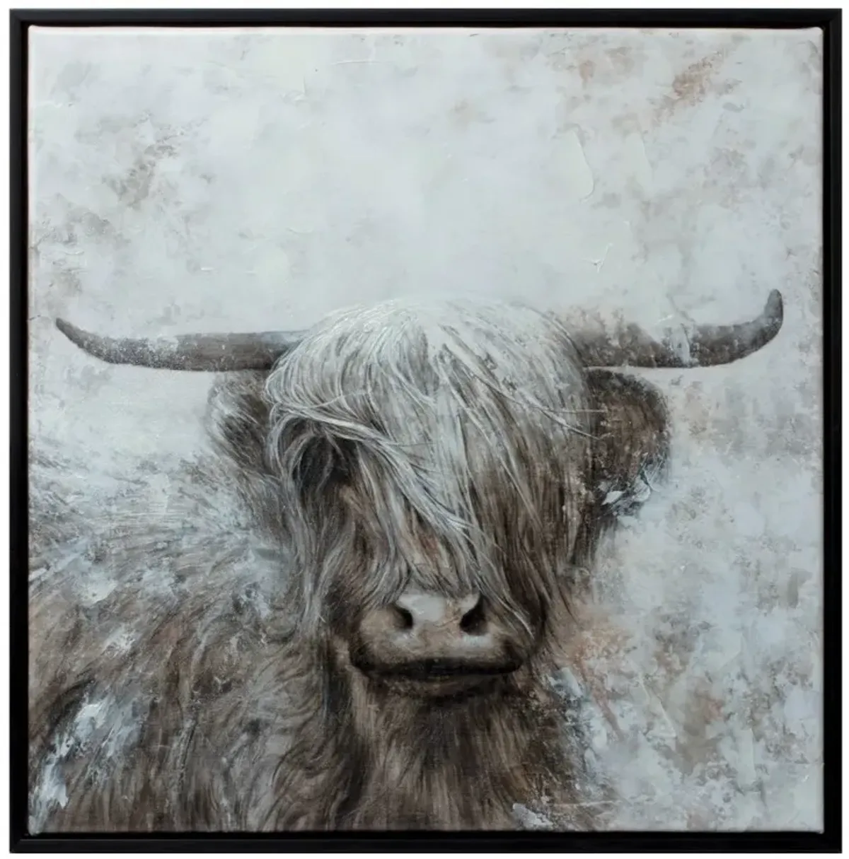 20.5" Square Framed Animal Canvas