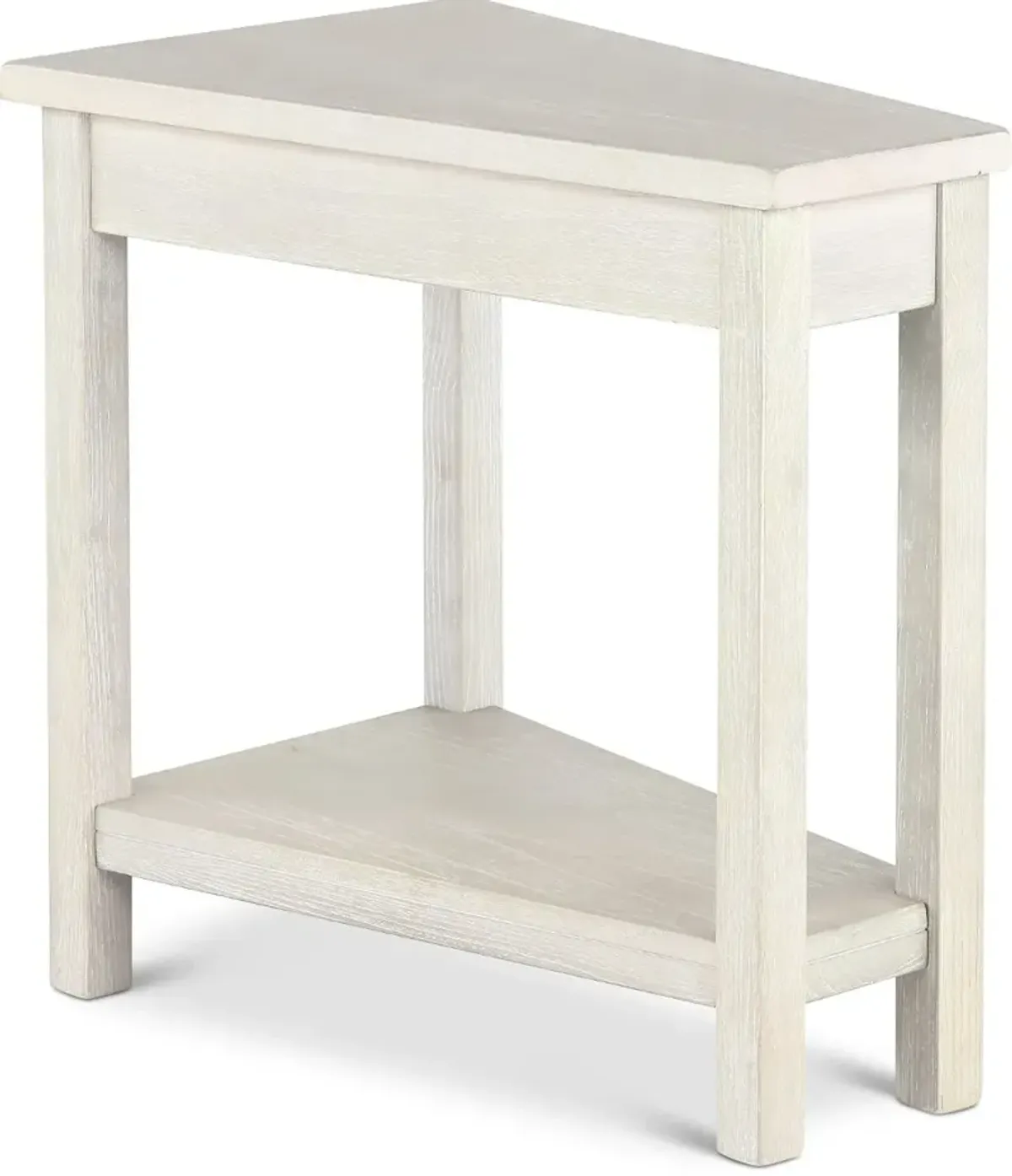 Wedge Gray Chairside Table