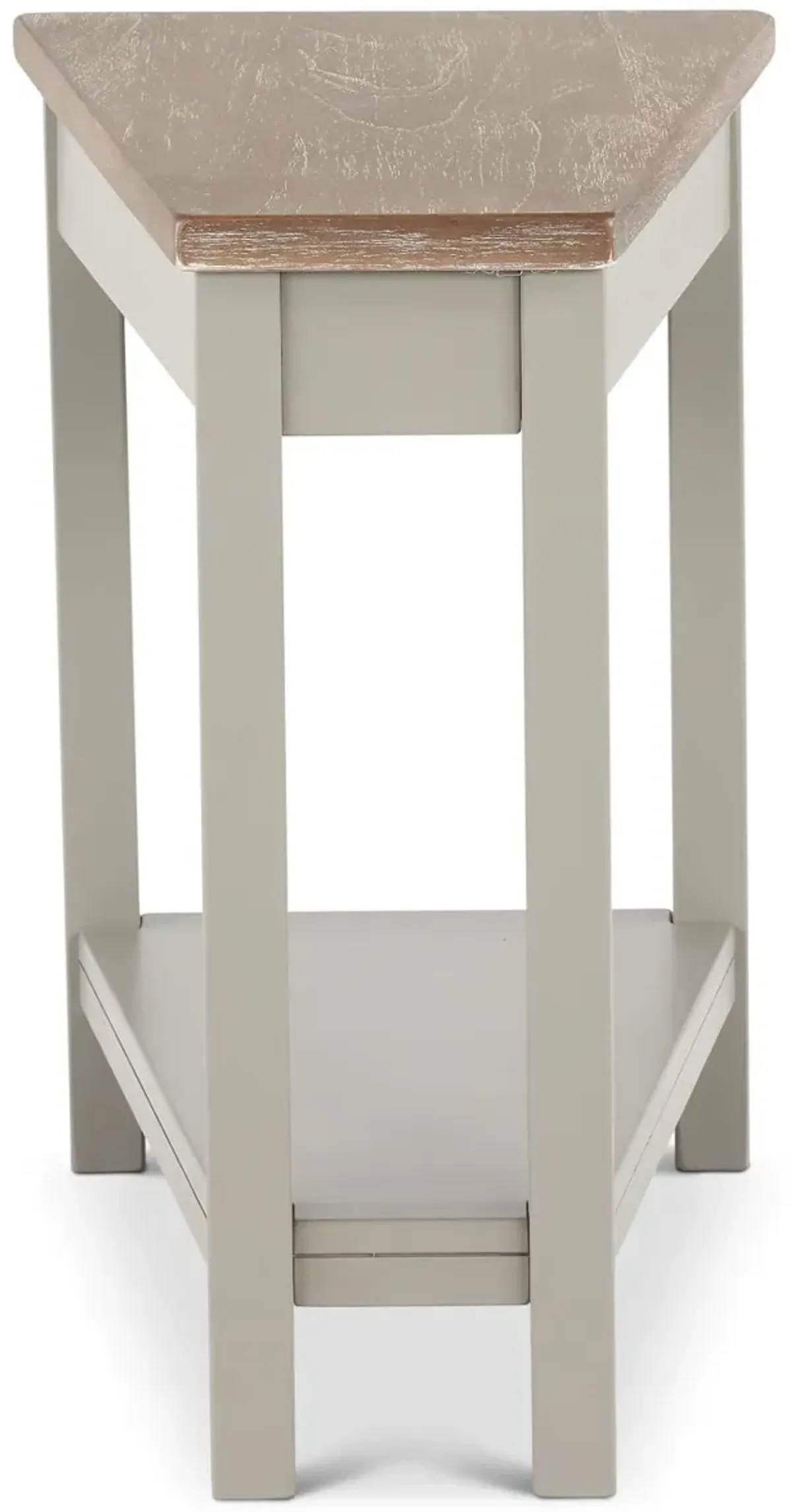 Wedge Gray Side Table