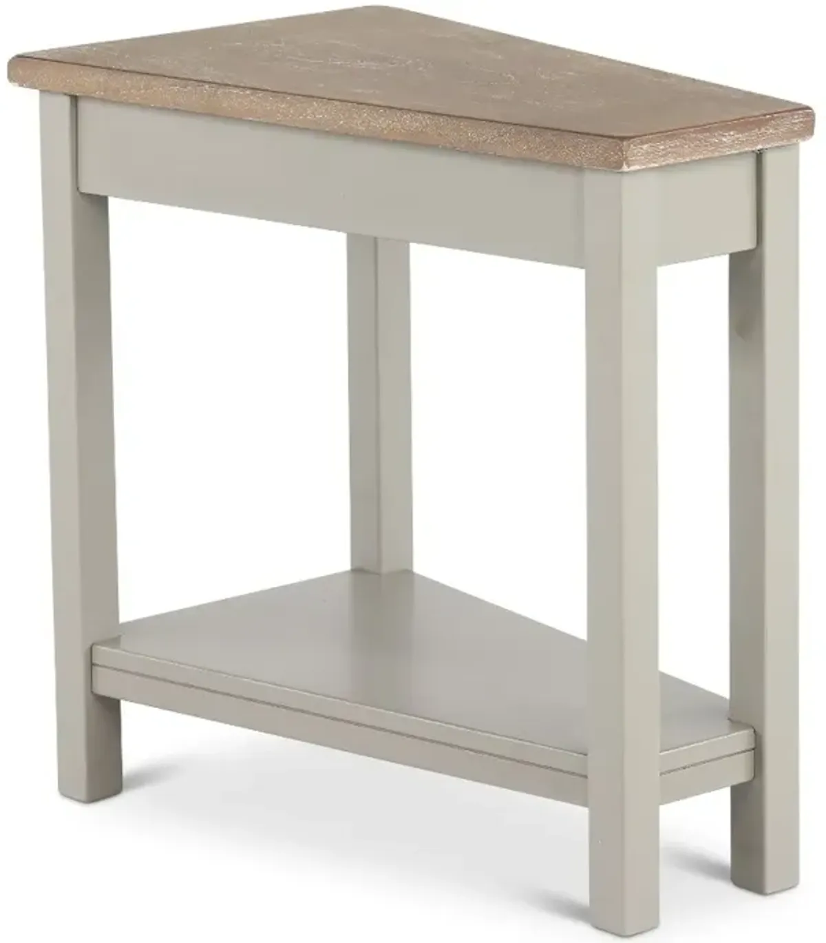 Wedge Gray Side Table