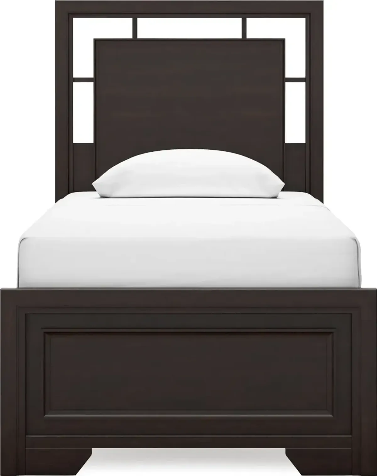 Coventry Dark Brown Twin Bed