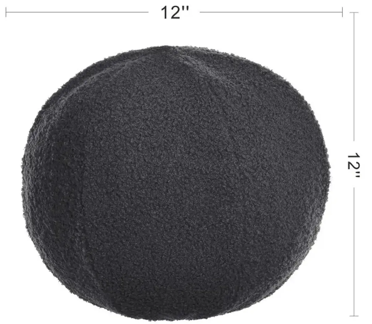 Dann Foley Black Velvet Accent Pillow
