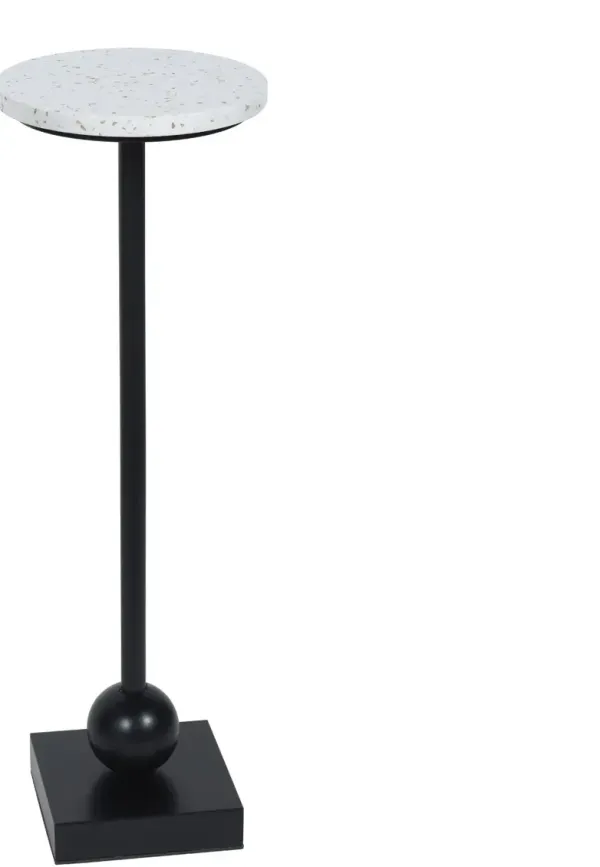 Ebony Pedestal Drinking Table