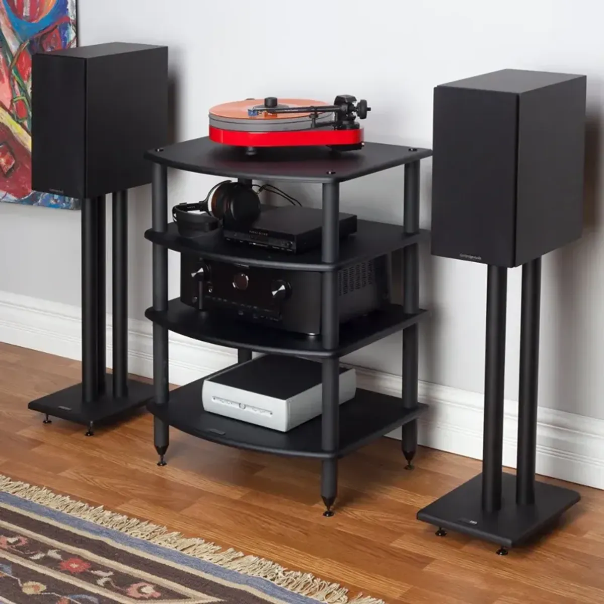 Vulcan Audio 4-Shelf Audio Rack