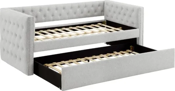 Dave Gray Upholstered Daybed with Trundle