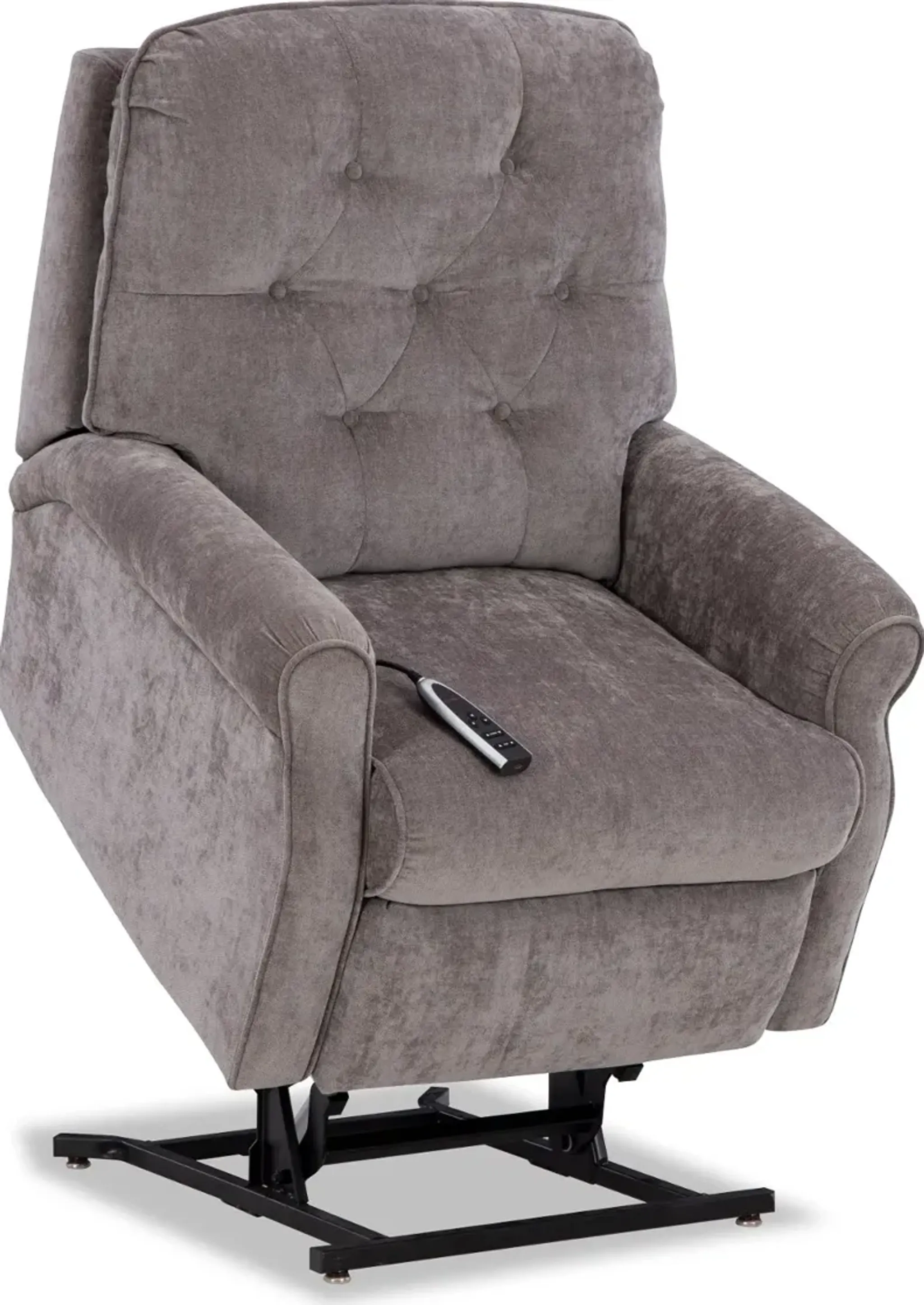 Dori Slate Small Scale Lift Power Recliner | Furniture.com